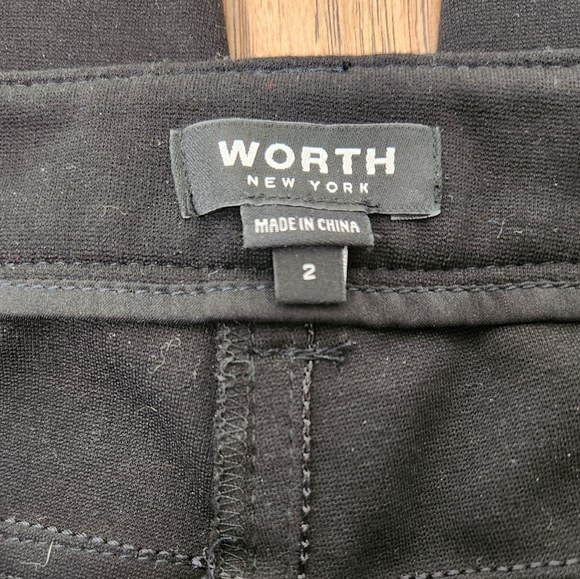 WORTH NEW YORK black stretch leather pants - Picture 7 of 14